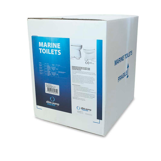 Albin Pump Marine Toilet Silent Premium Low 12V  - 07-04-016