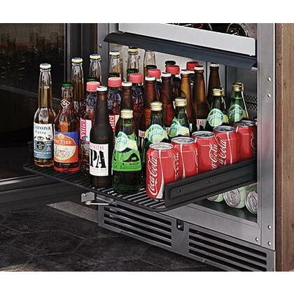 Perlick 24" C-Series Beverage Center w/ Stainless Steel Glass Door, 5.2 cu. ft. Capacity, Energy Saver - HC24BB-4-3