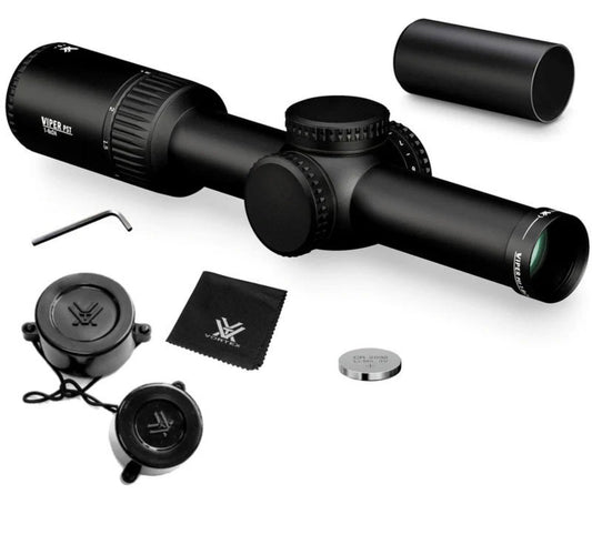 Vortex Optics Viper PST Gen II 1-6x24 SFP Riflescope VMR-2 MOA, 30mm Tube  - PST-1605