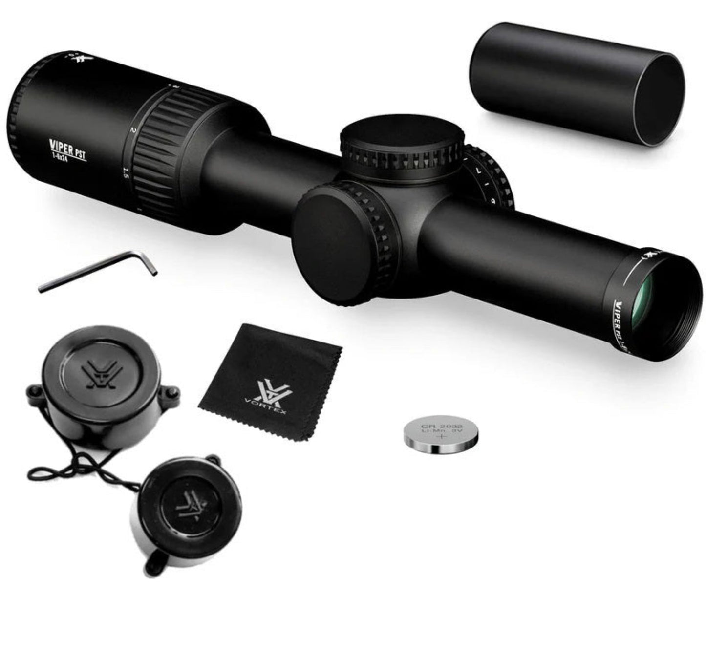 Vortex Optics Viper PST Gen II 1-6x24 SFP Riflescope VMR-2 MOA, 30mm Tube  - PST-1605