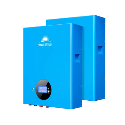 SunGold Power 5.12KWH Powerwall LiFePO4 Lithium Battery UL1973 - SG48100M