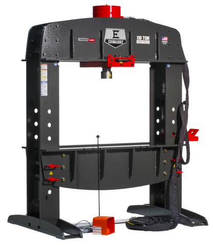EDWARDS 110 Ton Shop Press & Portable Power Unit - ED9-HAT9010