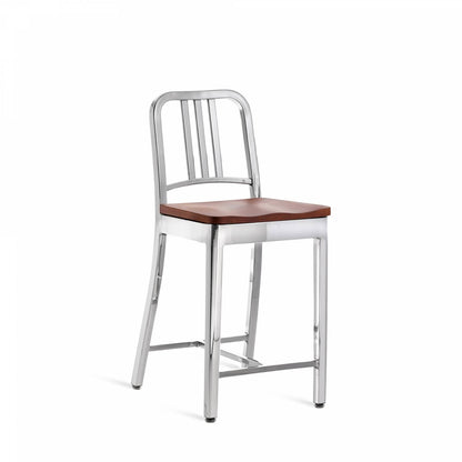 Emeco 1104 Navy Counter Stool - 1104 24 ASH