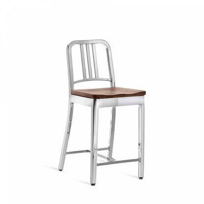 Emeco 1104 Navy Counter Stool - 1104 24 ASH