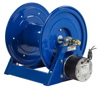 Coxreels  Motorized Hose Reel 1/2" x 100' Capacity with 12V DC 1/3 HP Reversible New - 1125-4-100-E