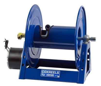 Coxreels  Motorized Hose Reel 1/2" x 100' Capacity with 12V DC 1/3 HP Reversible New - 1125-4-100-E