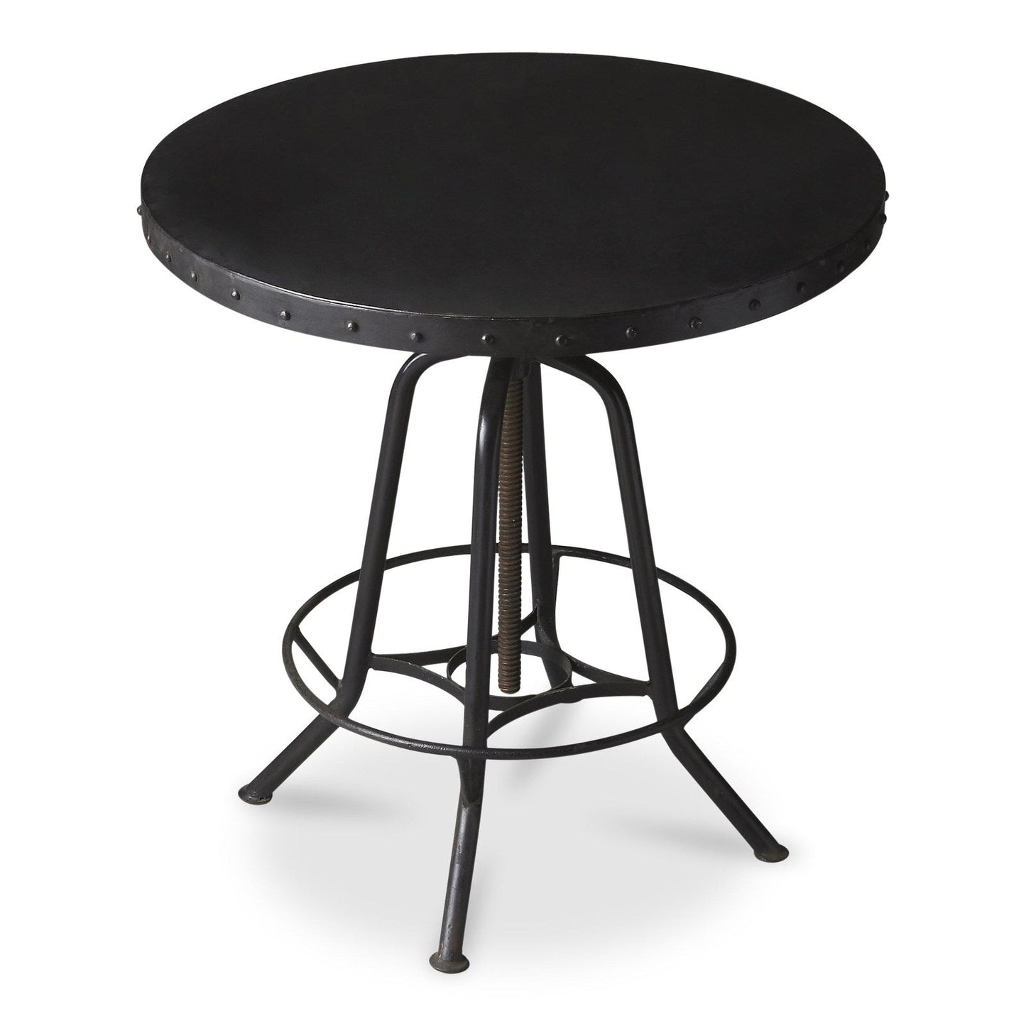 Butler Specialty Company EngleWood Round 29""W Metal Hall/Pub Table, Black  - 1200025