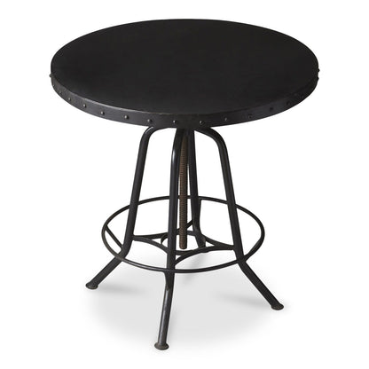 Butler Specialty Company EngleWood Round 29""W Metal Hall/Pub Table, Black  - 1200025