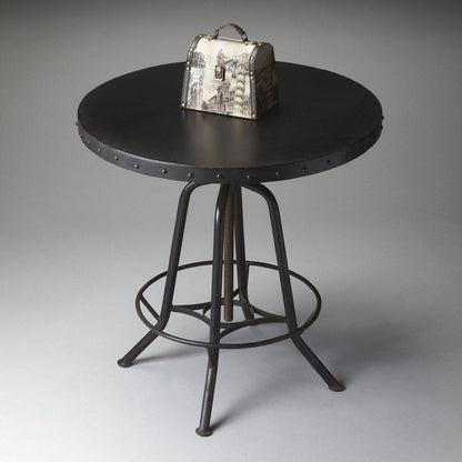 Butler Specialty Company EngleWood Round 29""W Metal Hall/Pub Table, Black  - 1200025