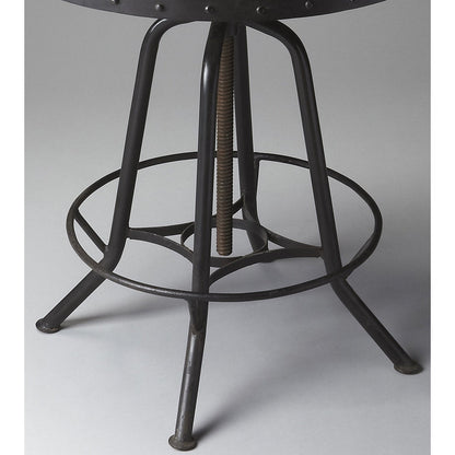 Butler Specialty Company EngleWood Round 29""W Metal Hall/Pub Table, Black  - 1200025
