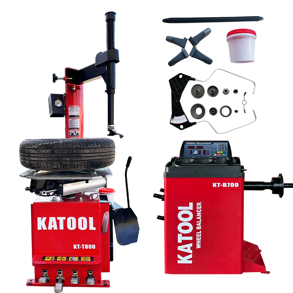 Katool KT-T800 & KT-B700 Tire Changer and Balancer Combo