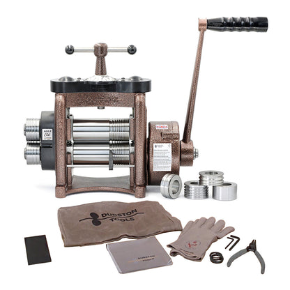 Durston 1046 Agile Elite C140 Combo Rolling Mill with Reduction Gear & Extension Rolls