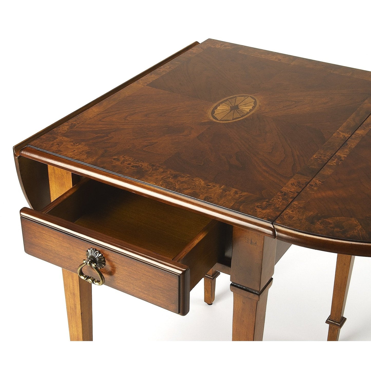 Butler Specialty Company Glenview Pembroke Side Table, Medium Brown  - 1576101