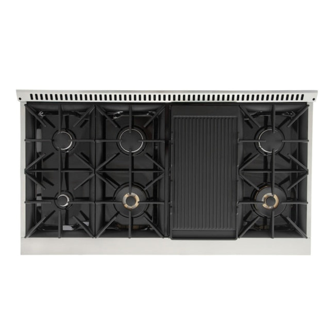Kucht 48" Pro-Style Propane Gas Dual Fuel Range with 4 Burners in Olive Green, KDF482/LP-OG - KDF482/LP-OG