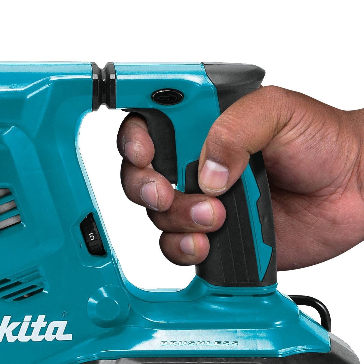 Makita  36V (18V X2) LXT Brushless 1-1/8" AVT Rotary Hammer Kit, accepts SDS-PLUS bits, 3-mode, var. spd., dual port charger, bag - XRH08PT