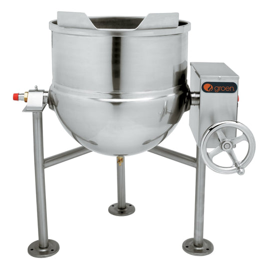 Globe  Groen DL-60, TA/3 Direct Steam 60-Gallon Kettle/Cooker Mixer - 1.7 kW - GRDL60TA3
