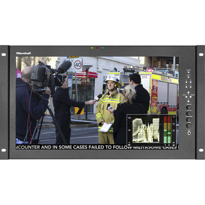 Marshall V-LCD171MD-3G 17" LCD rack mount monitor with HDMI Input (1920X1080) Waveform monitor and audio display