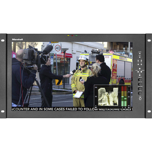 Marshall V-LCD171MD-3G 17" LCD rack mount monitor with HDMI Input (1920X1080) Waveform monitor and audio display