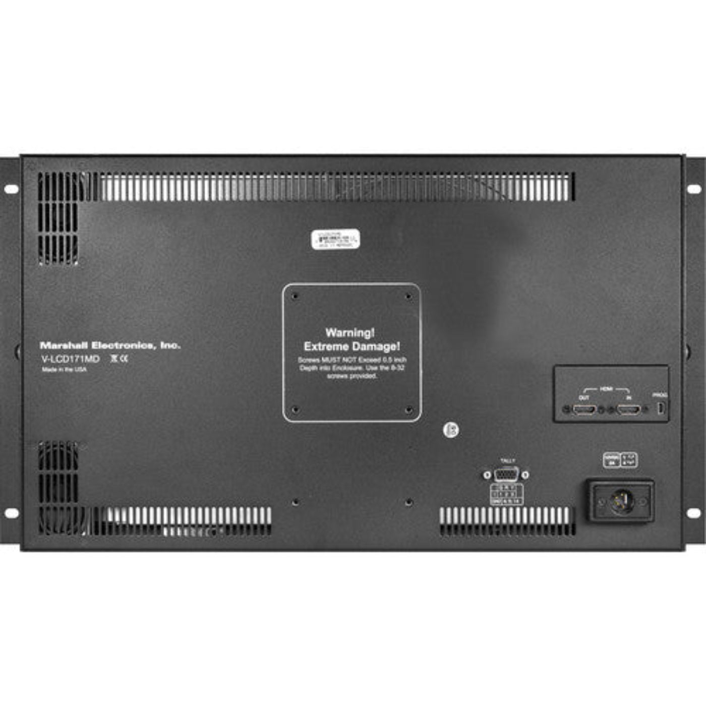Marshall  17" LCD rack mount monitor with HDMI Input Waveform monitor and audio display w/ Stand - V-LCD171MD-3G-DT