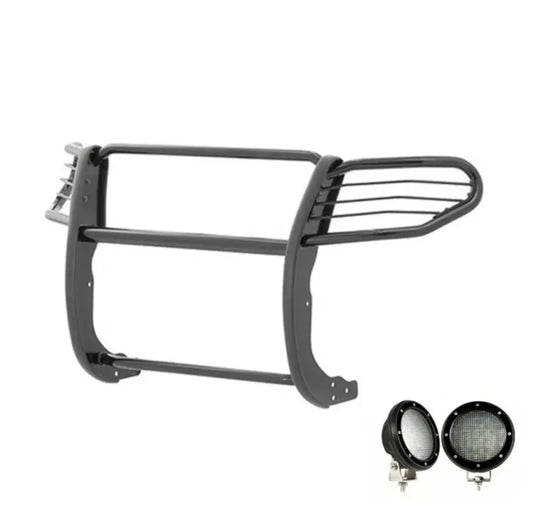 Black Horse 17FJ28MA-PLFB Grille Guard Kit - BLK17FJ28MAFB
