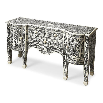 Butler Specialty Company Victoria Bone Inlay 57.25""W Buffet, Black  - 1843070