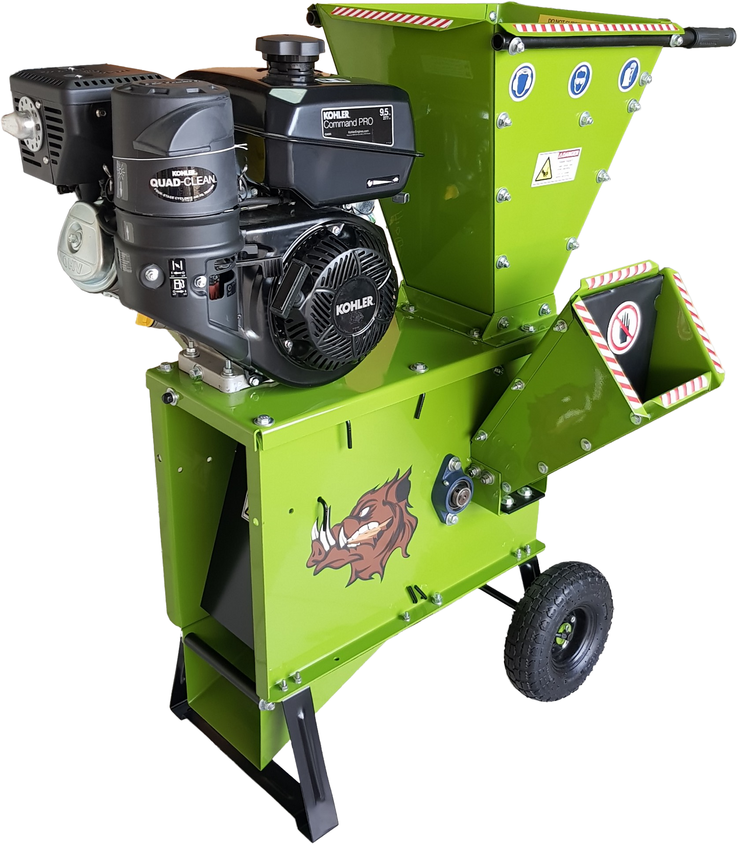 YARDBEAST 277cc 9.5HP Kohler CH395 engine 3" Wood Chipper Shredder New - 2050