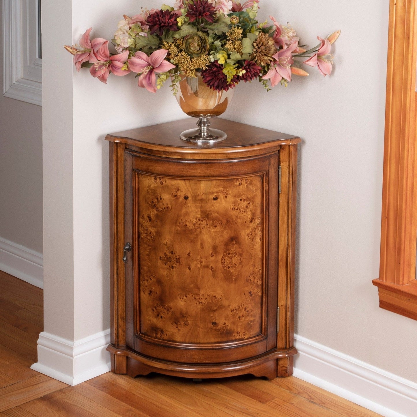 Butler Specialty Company Durham Corner Cabinet, Medium Brown  - 2115101