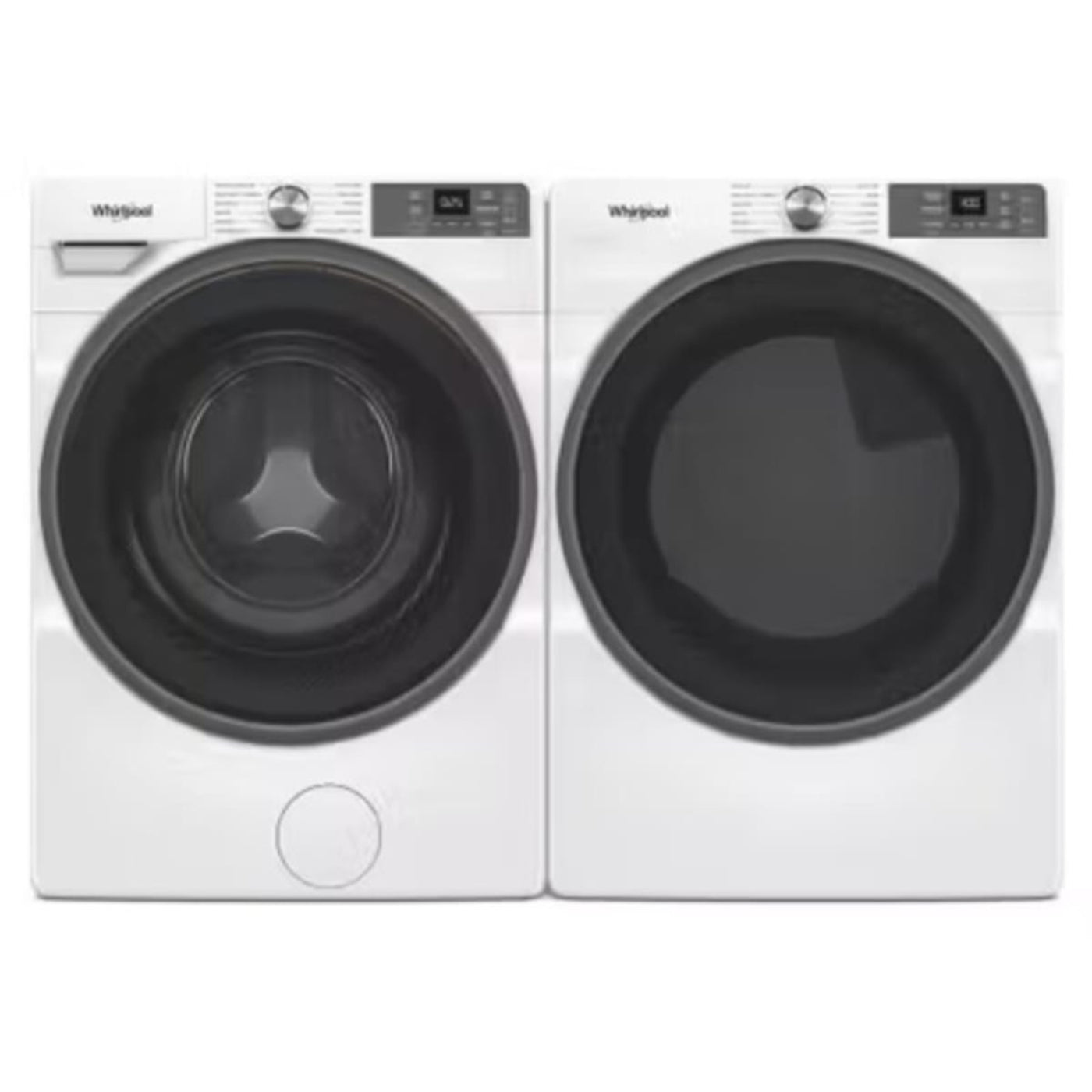 Whirlpool 4.5 cu. ft. Smart Front Load Washer & Whirlpool 27 Inch Smart Electric Dryer - WFW5720RW