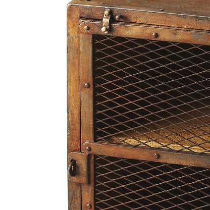 Butler Specialty Company Lucas Industrial Chic End Table, Medium Brown  - 3132025