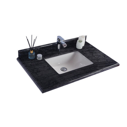 Laviva Black Wood Countertop - 313SQ1H-24-BW