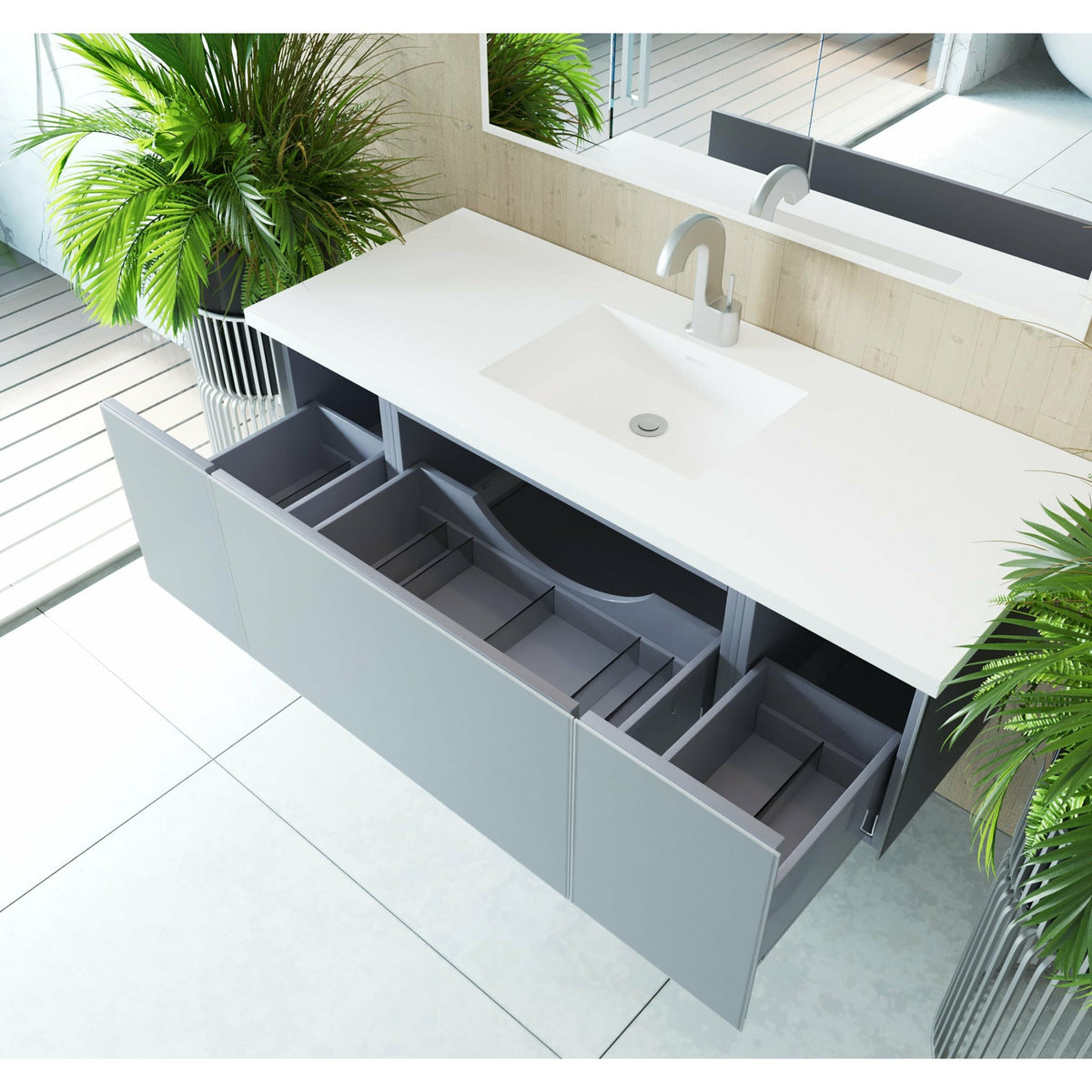 Laviva Vitri 54" Vanity - 313VTR-54CW