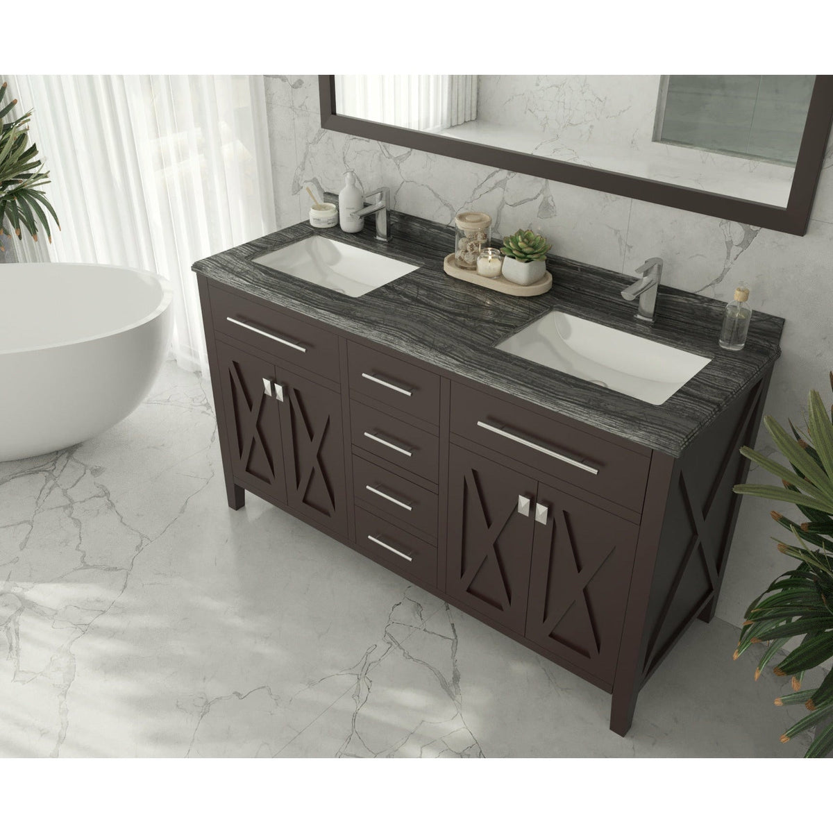Laviva Wimbledon 60" Vanity - 313YG319-60B
