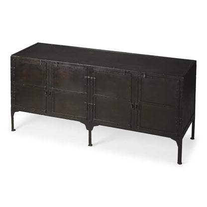 Butler Specialty Company Owen Industrial Chic Console Cabinet, Black -  3164025