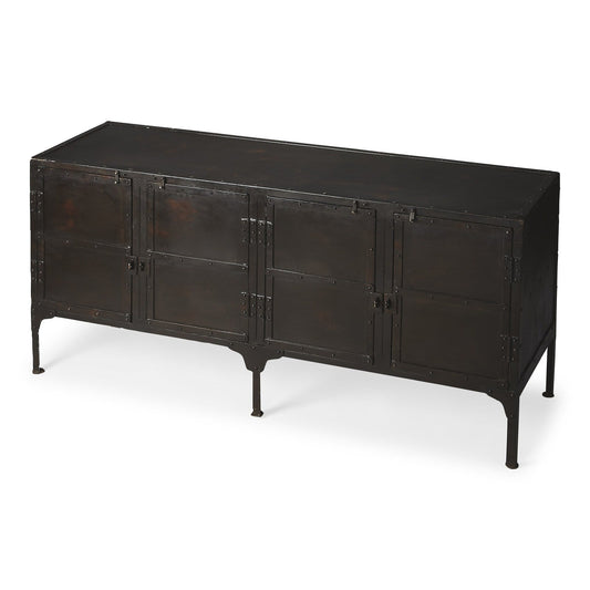 Butler Specialty Company Owen Industrial Chic Console Cabinet, Black -  3164025