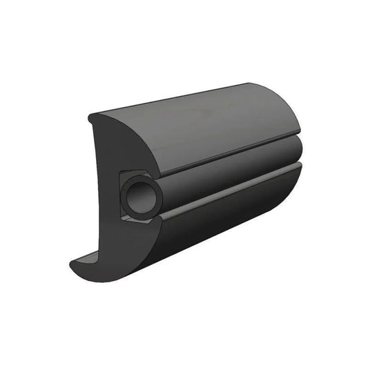 Taco Marine  50'  Black 1-7/8’’ X 1-1/8’’ FLEXIBLE RUB RAIL  Part#  - V11-2423BKA50-1
