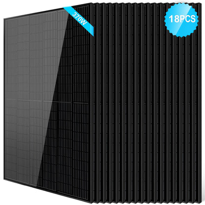 Sungold Power 370W Mono Black PERC Solar Panel UL 61730 - SG-370WMBx2