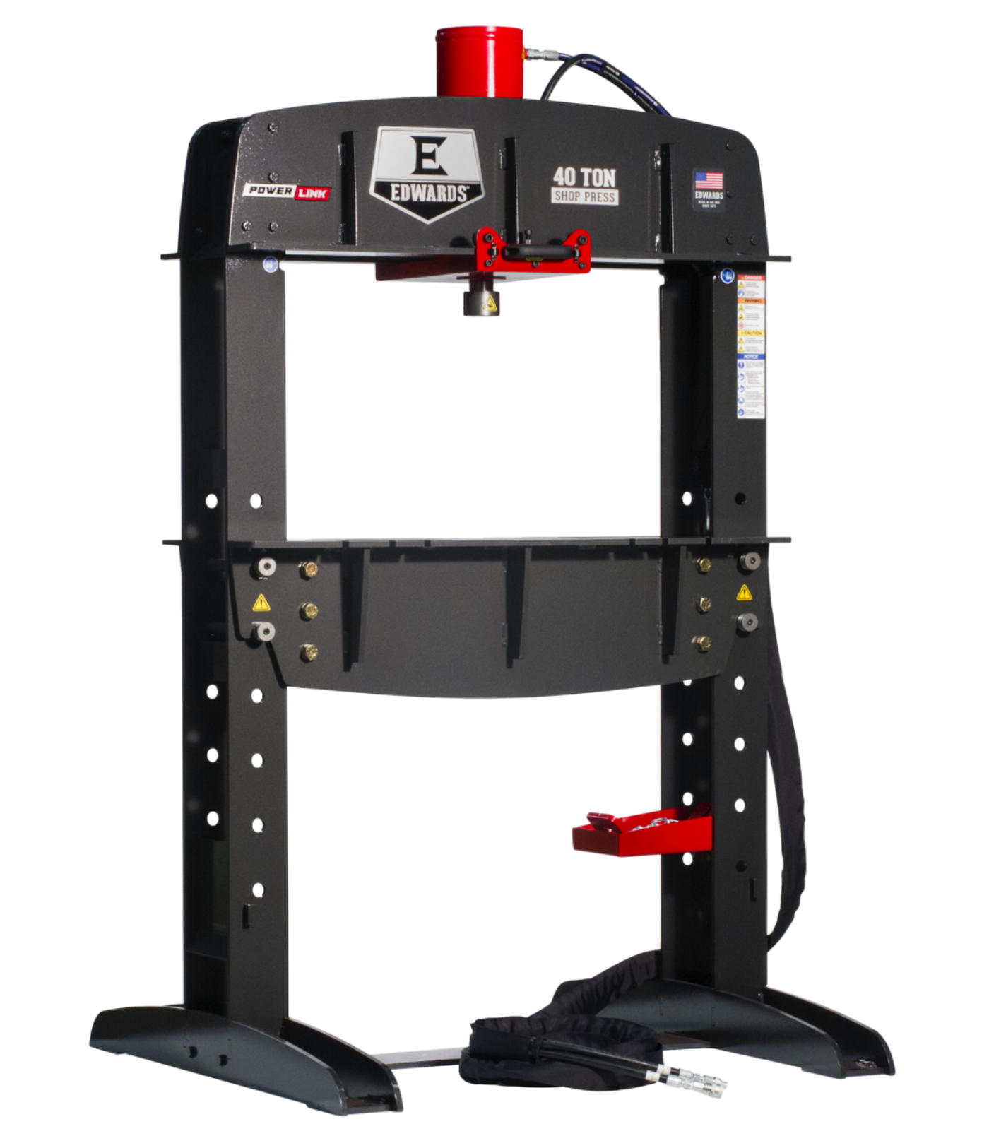 EDWARDS 40 Ton Shop Press & Portable Power Unit - ED9-HAT4010