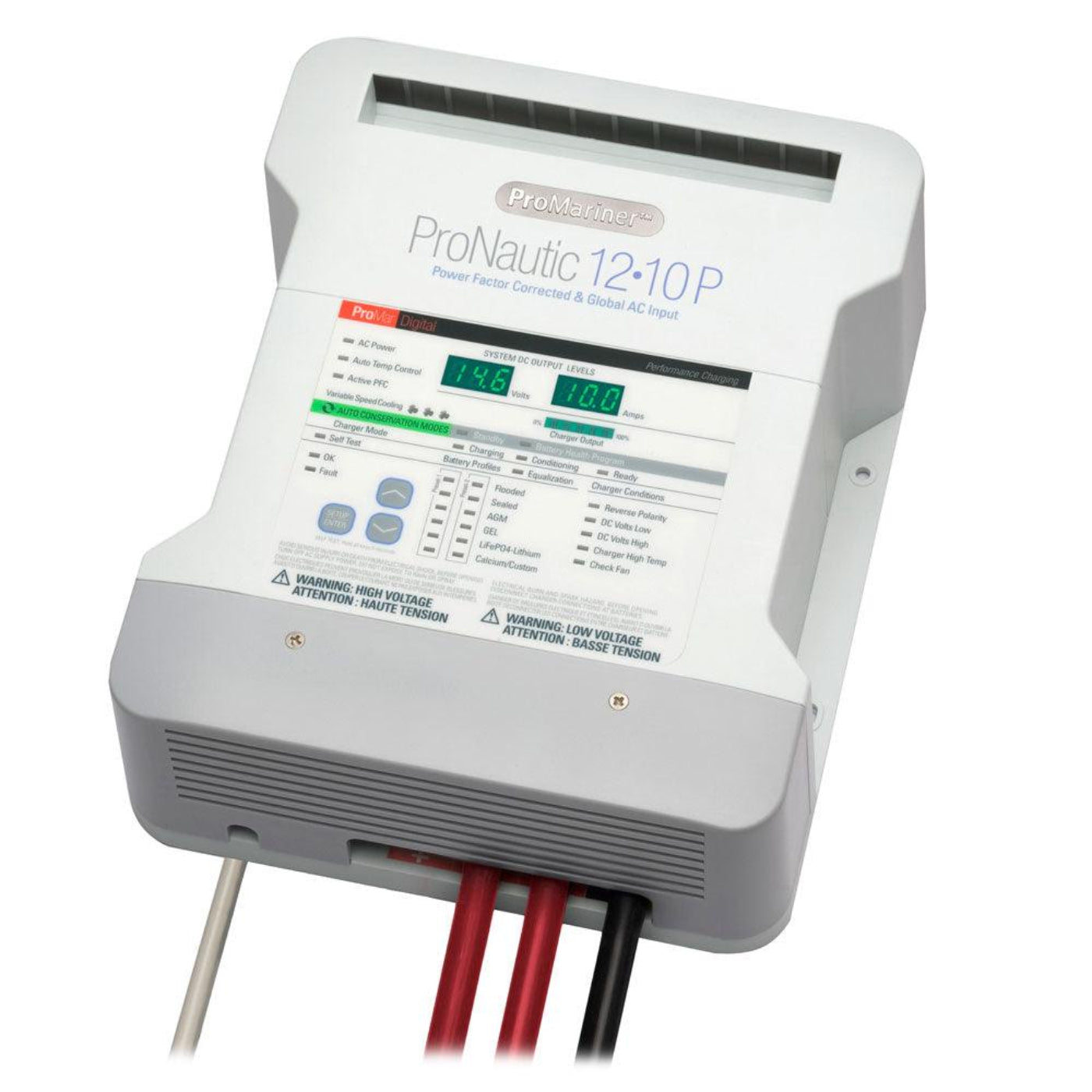 ProMariner ProNautic 1210P 10 Amp 2 Bank Battery Charger [63110] - CWR-41142
