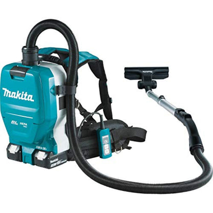 Makita 18V X2 LXT Lithium-Ion (36V) Brushless Cordless 1/2 Gallon HEPA Filter Backpack Dry Vacuum Kit  - XCV09PT