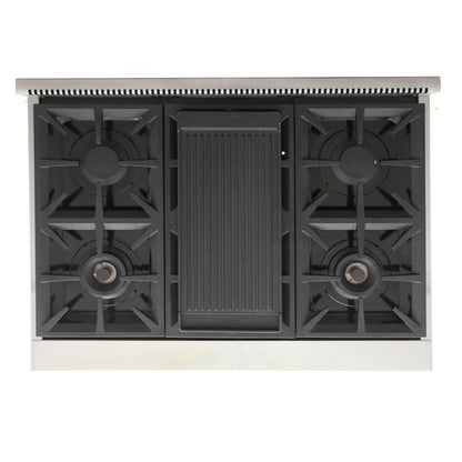 Kucht Professional 36" 5.2 cu. ft. Natural Gas Range in Olive Green with True Simmer Burners, KFX3600X-G - KFX3600X-G