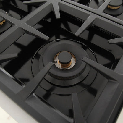 Kucht Professional 36" 5.2 cu. ft. Natural Gas Range in Stainless Steel with True Simmer Burners, KFX3600X-S - KFX3600X-S