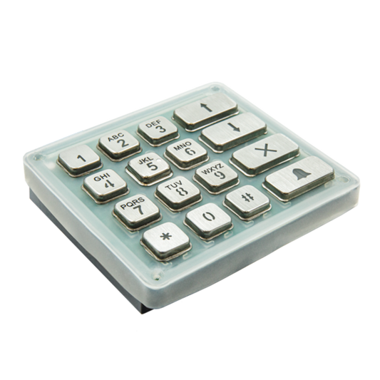 DoorBird Keypad Module for D21DKV and D21DKH IP in 16 Stainless Steel V4A Keys - 423860483