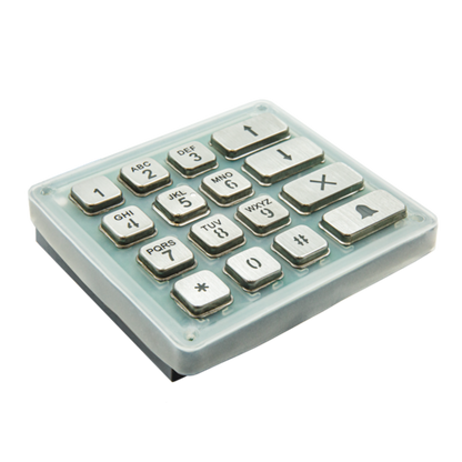 DoorBird Keypad Module for D21DKV and D21DKH IP in 16 Stainless Steel V4A Keys - 423860483