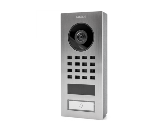 DoorBird D1101V Surface-Mount IP Video Intercom, 1 Call Button in Stainless Steel V2A - 423866744