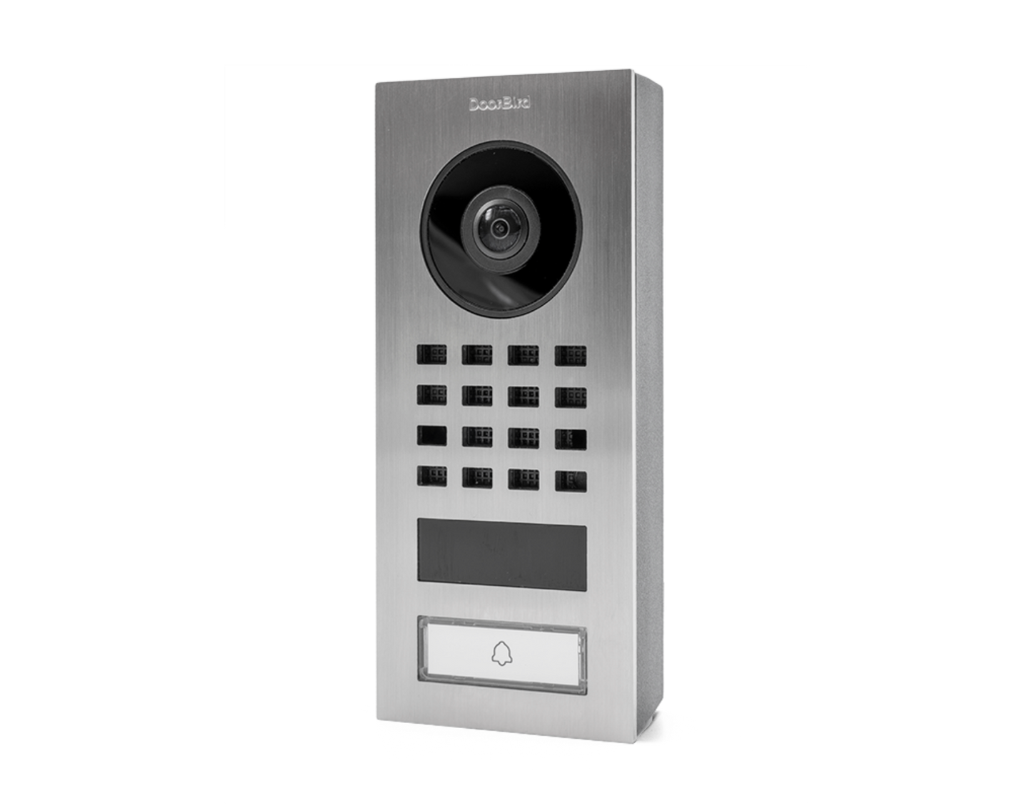 DoorBird D1101V Surface-Mount IP Video Intercom, 1 Call Button in Stainless Steel V2A - 423866744