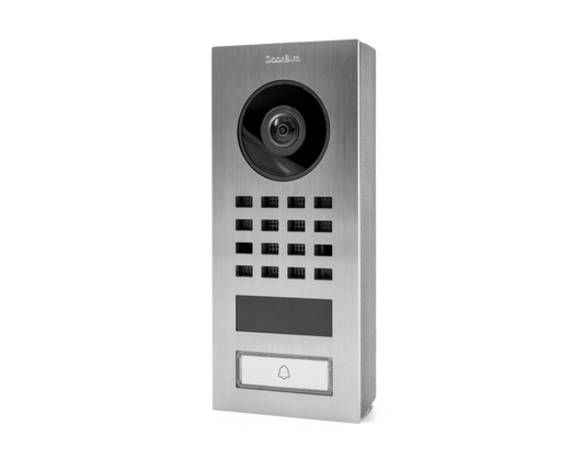 DoorBird D1101V Surface-Mount IP Video Intercom, 1 Call Button in Stainless Steel V4A - 423866751