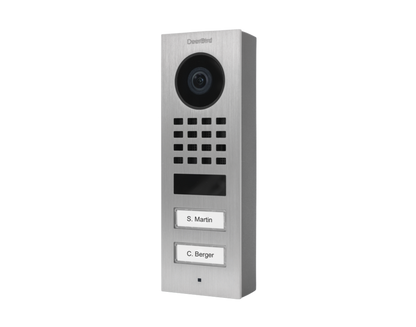 DoorBird D1102V Surface-Mount IP Video Door Station, 2 Call Button in Stainless Steel V2A - 423866768