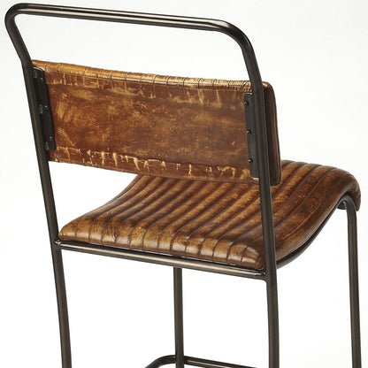 Butler Specialty Company Vega Leather 31"" Bar Stool, Light Brown  - 4349344