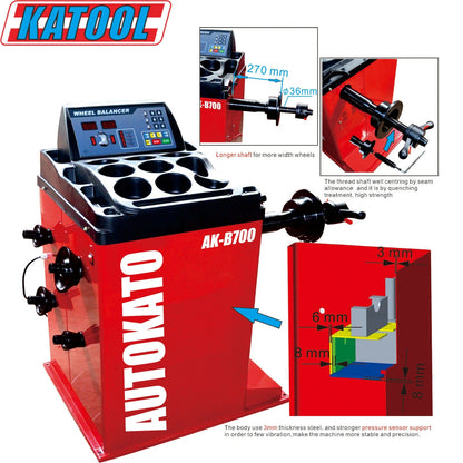 Katool KT-T800 & KT-B700 Tire Changer and Balancer Combo