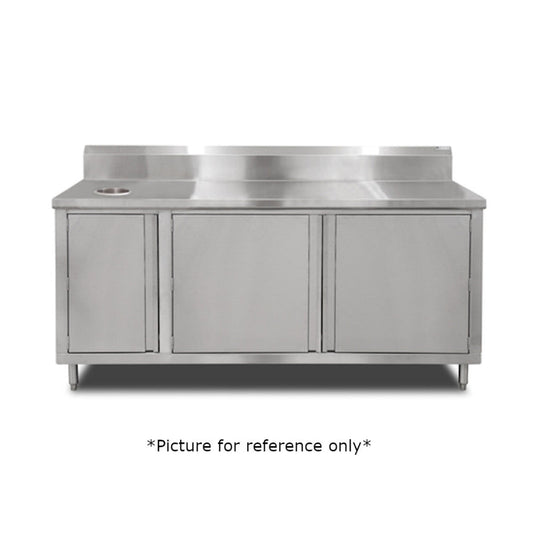John Boos 4BU4R5-3660-R Work Table with Cabinet Base - JB4BU4R53660R
